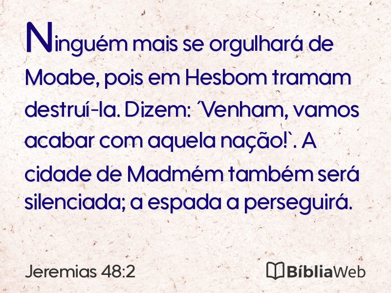 Jeremias 48:2 em imagem para compartilhar