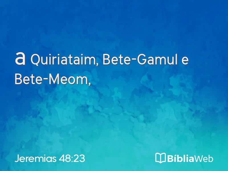 Jeremias 48:23 em imagem para compartilhar