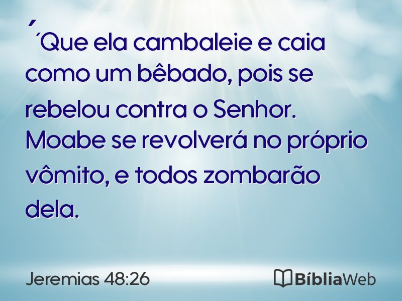 Jeremias 48:26 em imagem para compartilhar