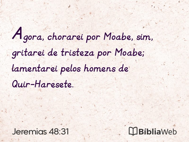 Jeremias 48:31 em imagem para compartilhar