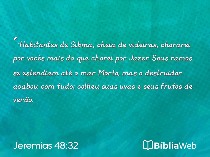 Jeremias 48:32 em imagem para compartilhar