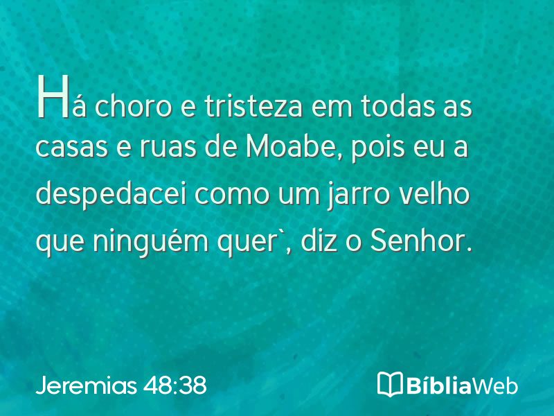 Jeremias 48:38 em imagem para compartilhar