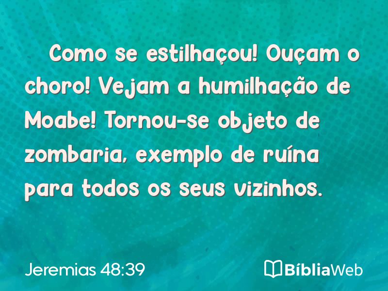 Jeremias 48:39 em imagem para compartilhar