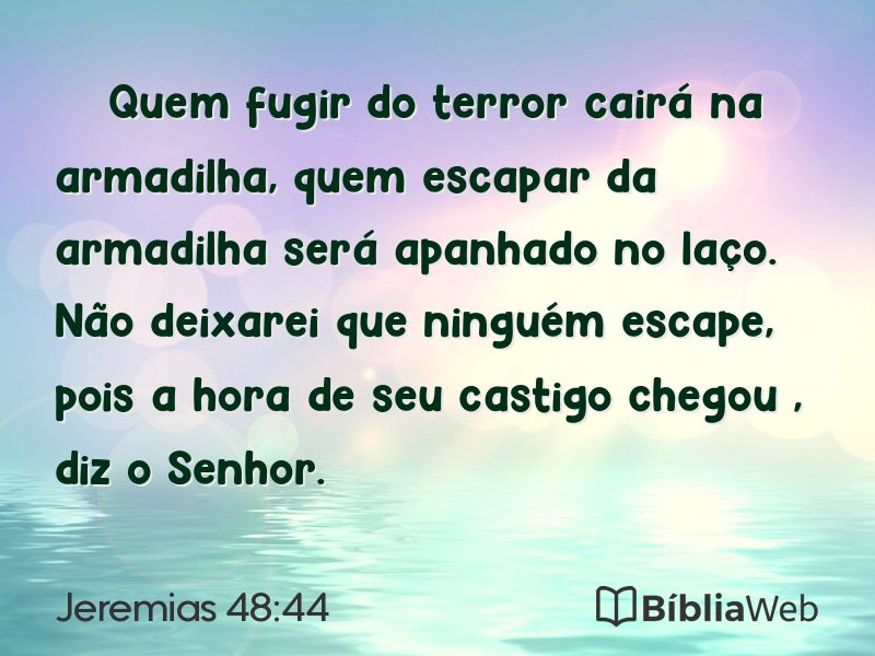 Jeremias 48:44 em imagem para compartilhar