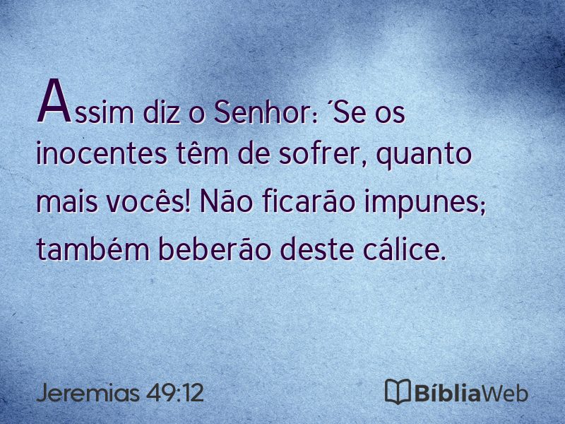 Jeremias 49:12 em imagem para compartilhar