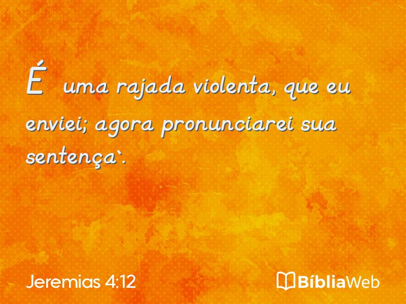 Jeremias 4:12 em imagem para compartilhar