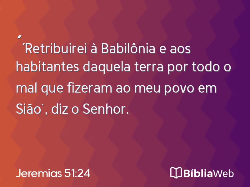 Jeremias 51:24 em imagem para compartilhar