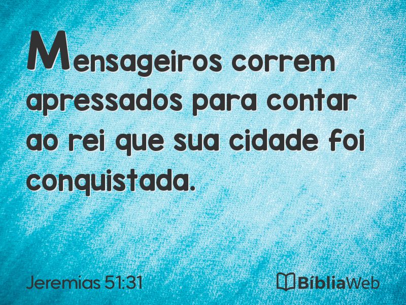 Jeremias 51:31 em imagem para compartilhar