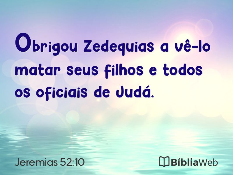 Jeremias 52:10 em imagem para compartilhar