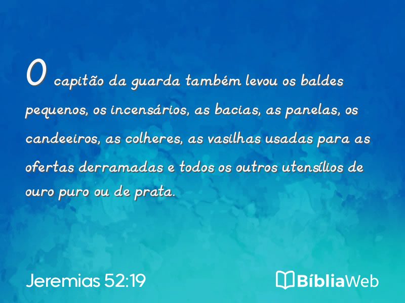 Jeremias 52:19 em imagem para compartilhar
