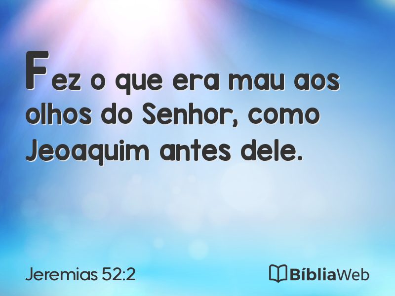 Jeremias 52:2 em imagem para compartilhar