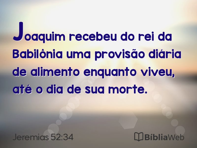 Jeremias 52:34 em imagem para compartilhar