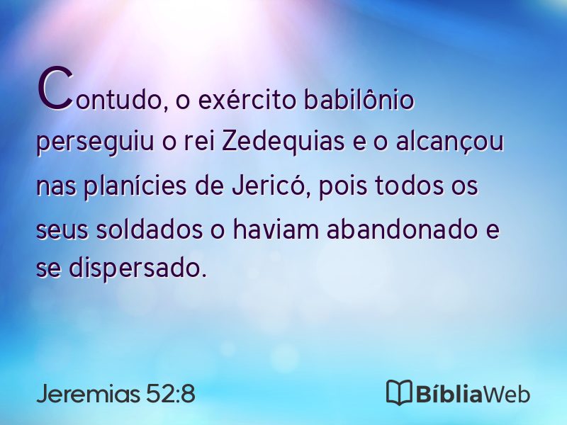 Jeremias 52:8 em imagem para compartilhar
