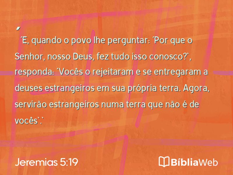 Jeremias 5:19 em imagem para compartilhar