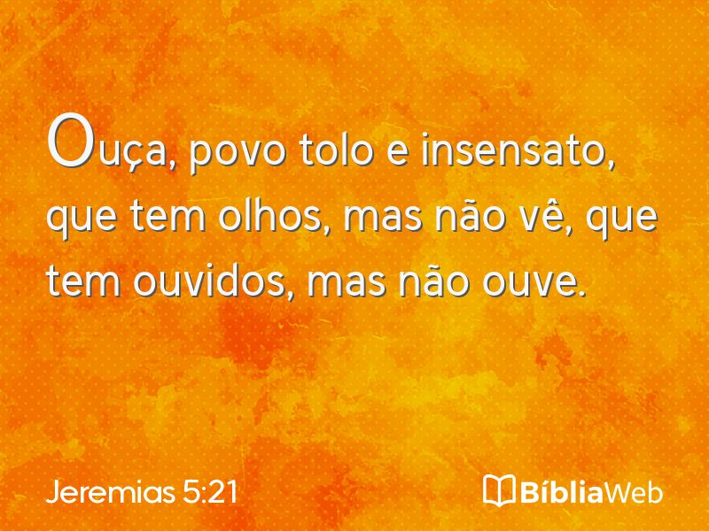 Jeremias 5:21 em imagem para compartilhar