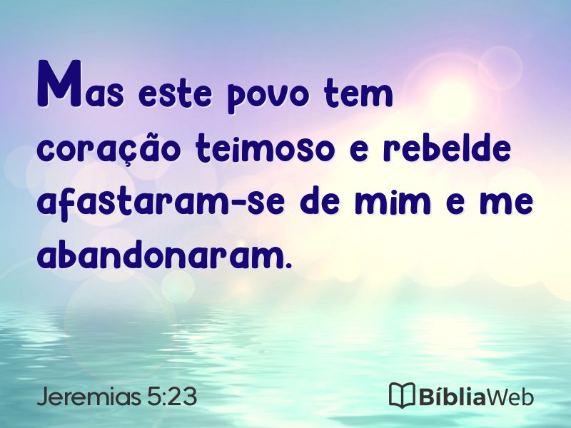 Jeremias 5:23 em imagem para compartilhar