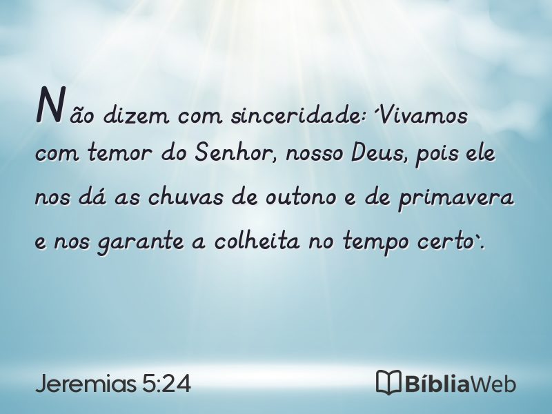 Jeremias 5:24 em imagem para compartilhar