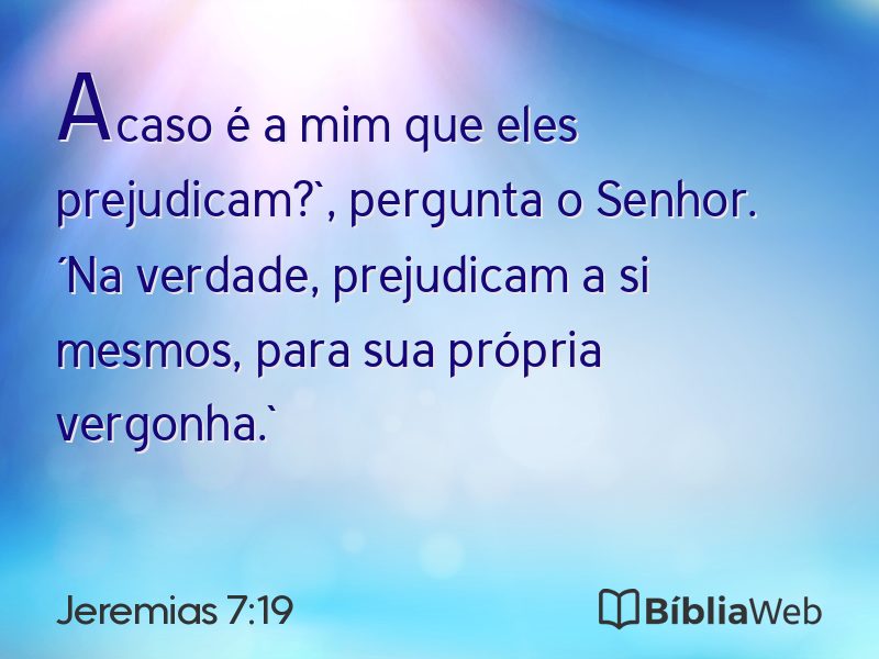 Jeremias 7:19 em imagem para compartilhar