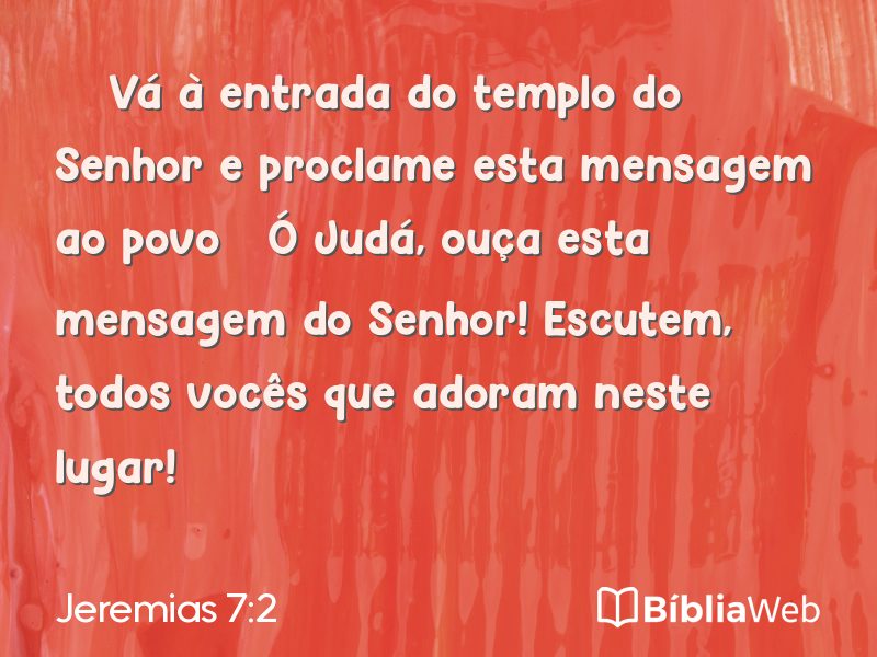 Jeremias 7:2 em imagem para compartilhar