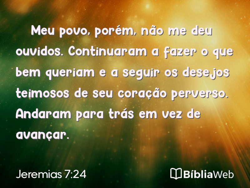 Jeremias 7:24 em imagem para compartilhar