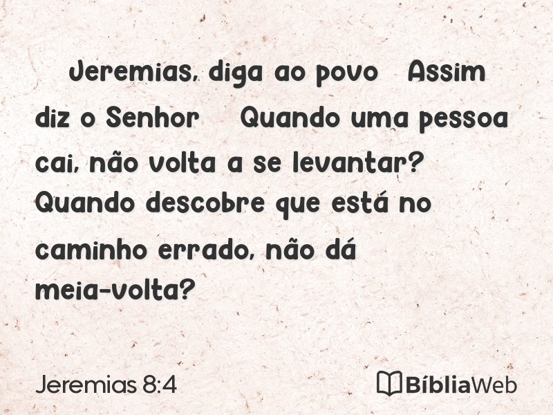 Jeremias 8:4 em imagem para compartilhar