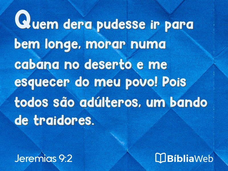 Jeremias 9:2 em imagem para compartilhar