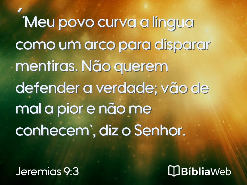 Jeremias 9:3 em imagem para compartilhar