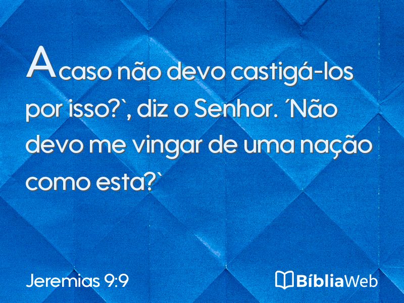Jeremias 9:9 em imagem para compartilhar