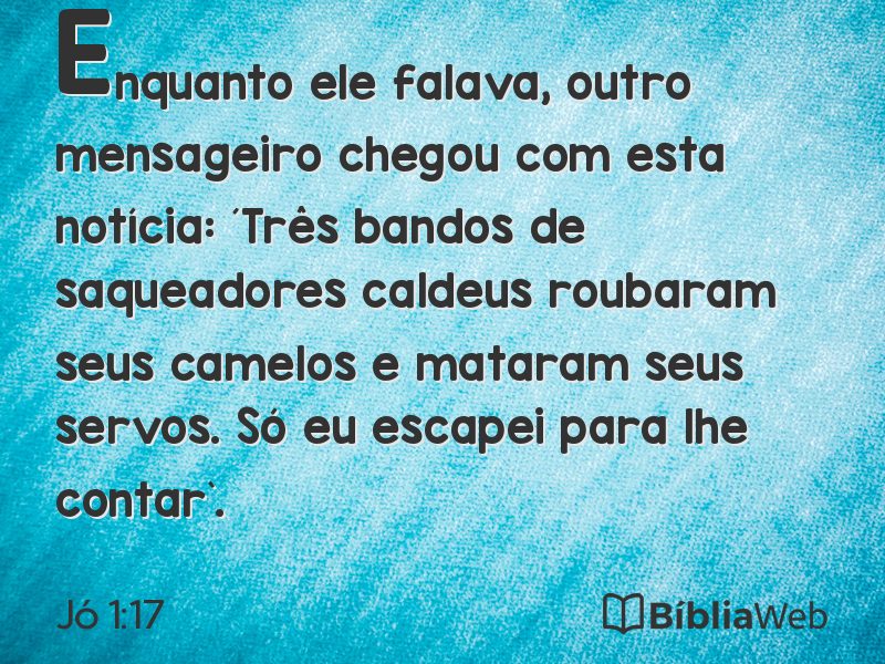 Jó 1:17 em imagem para compartilhar