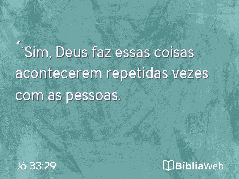 Jó 33:29 em imagem para compartilhar