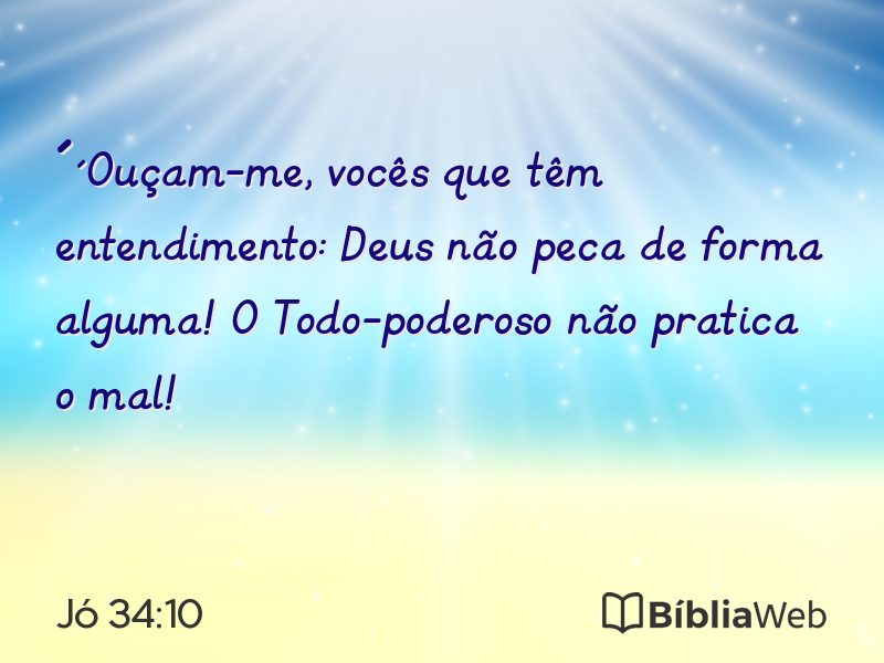 Jó 34:10 em imagem para compartilhar