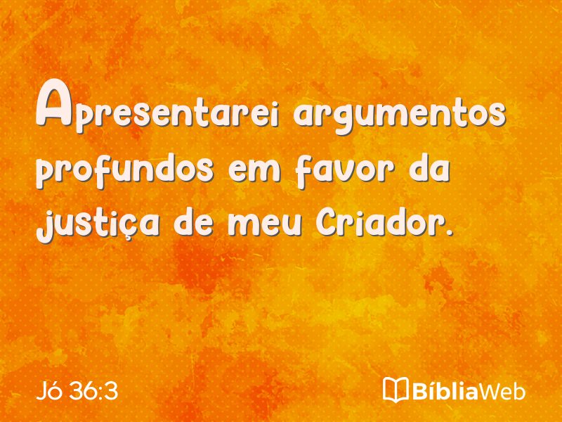 Jó 36:3 em imagem para compartilhar