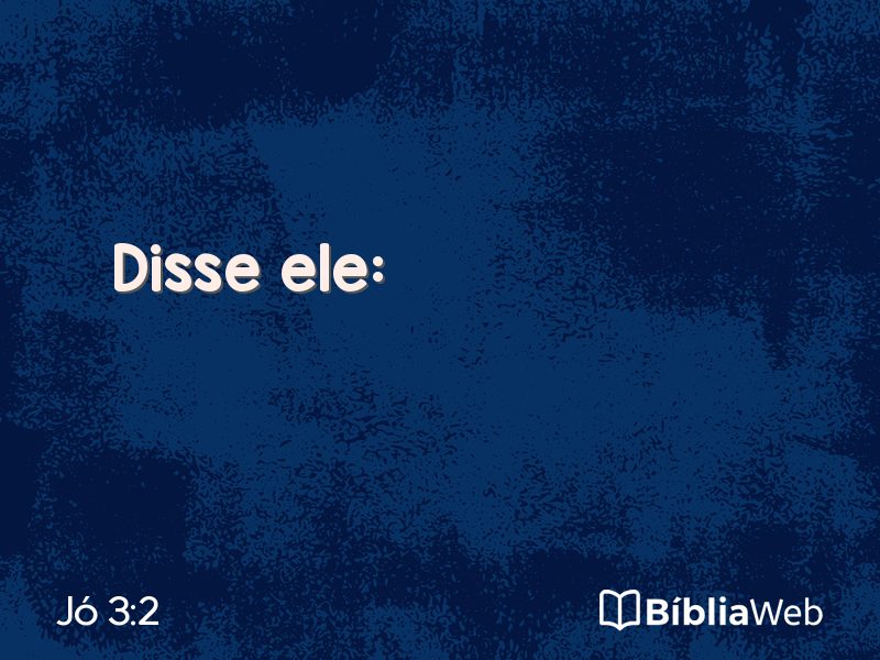 Jó 3:2 em imagem para compartilhar