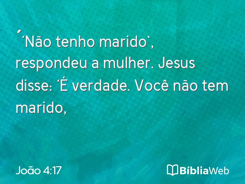 João 4:17 em imagem para compartilhar