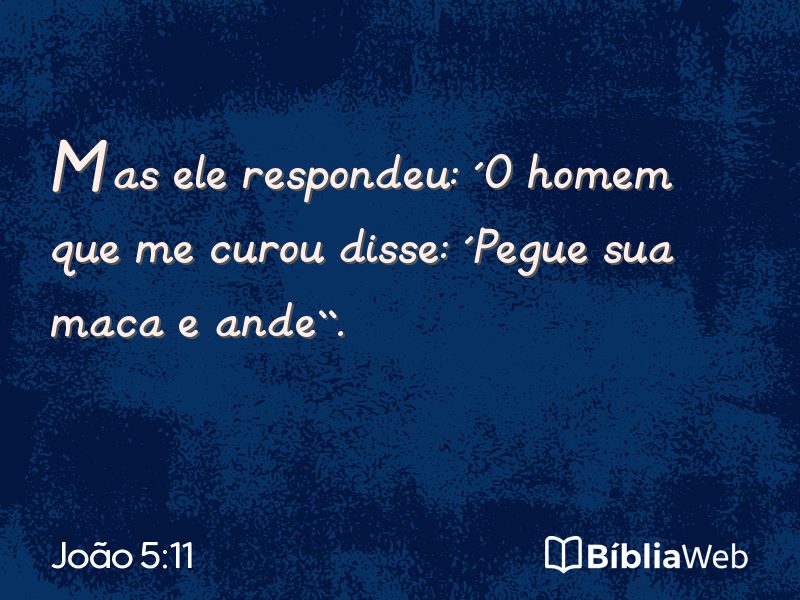 João 5:11 em imagem para compartilhar