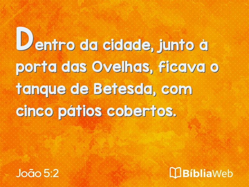 João 5:2 em imagem para compartilhar