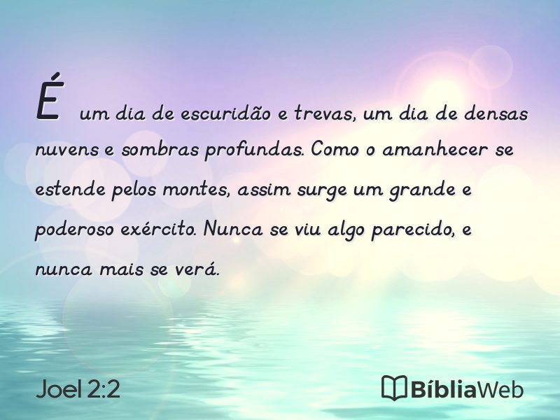 Joel 2:2 em imagem para compartilhar