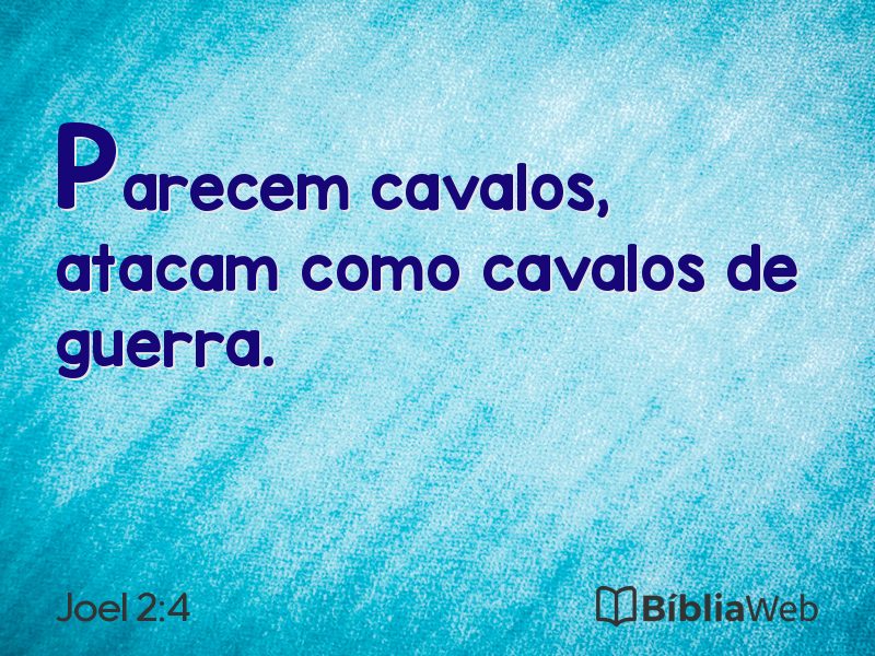 Joel 2:4 em imagem para compartilhar