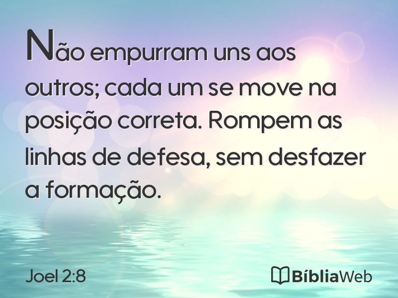 Joel 2:8 em imagem para compartilhar