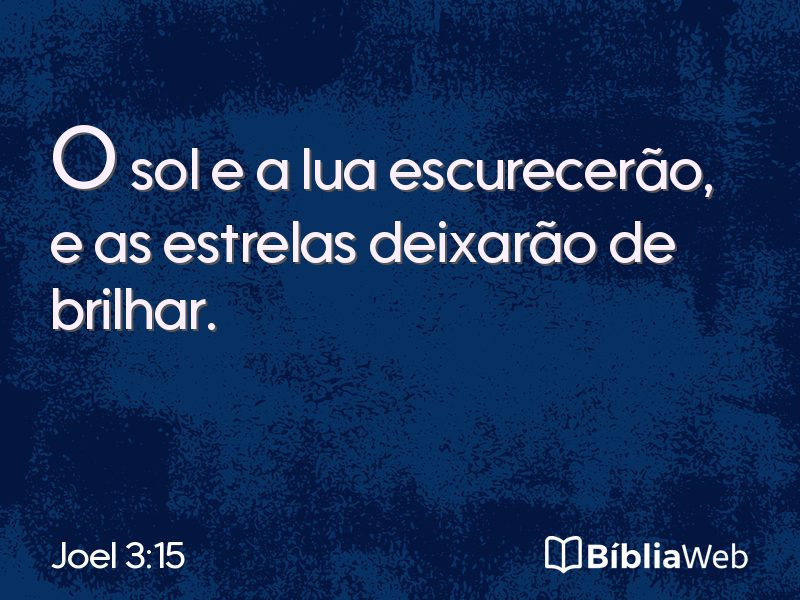 Joel 3:15 em imagem para compartilhar