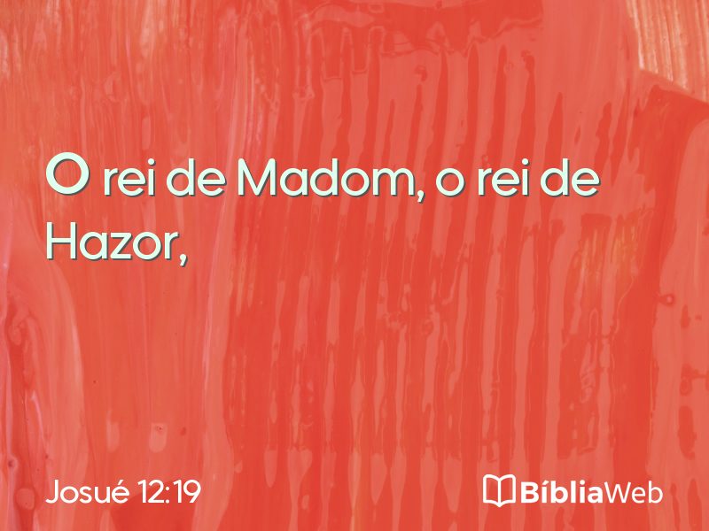 Josué 12:19 em imagem para compartilhar