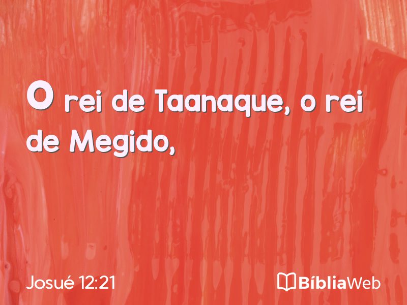 Josué 12:21 em imagem para compartilhar
