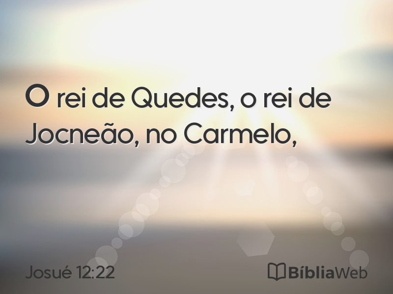 Josué 12:22 em imagem para compartilhar