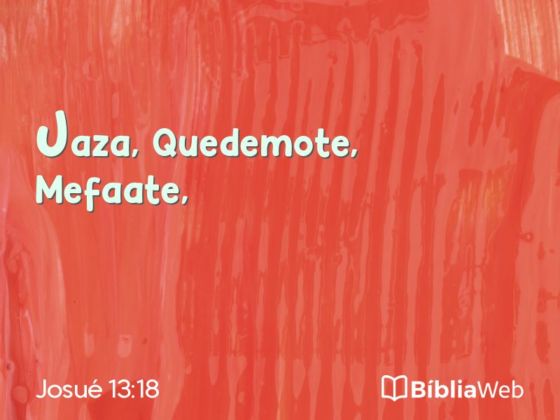 Josué 13:18 em imagem para compartilhar