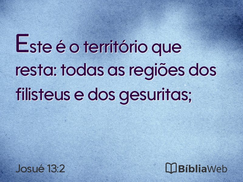 Josué 13:2 em imagem para compartilhar