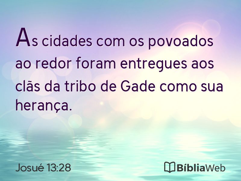 Josué 13:28 em imagem para compartilhar