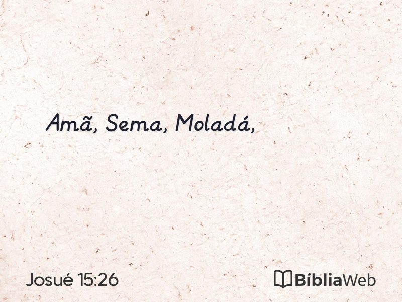 Josué 15:26 em imagem para compartilhar