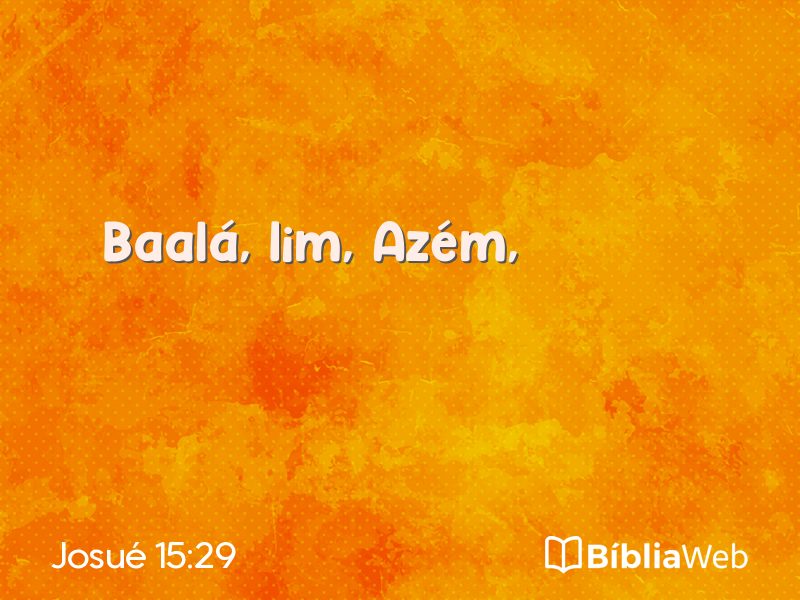 Josué 15:29 em imagem para compartilhar