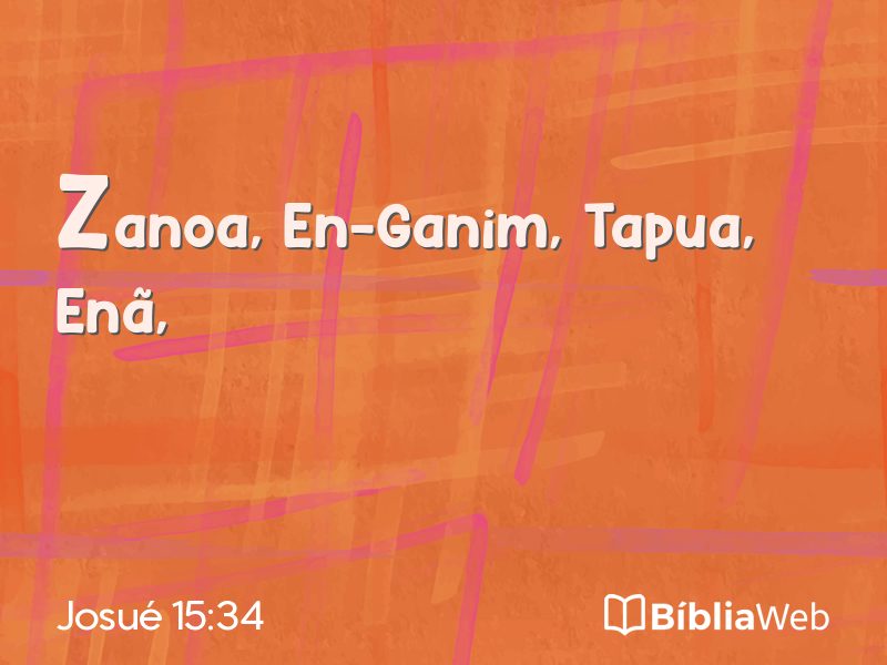 Josué 15:34 em imagem para compartilhar