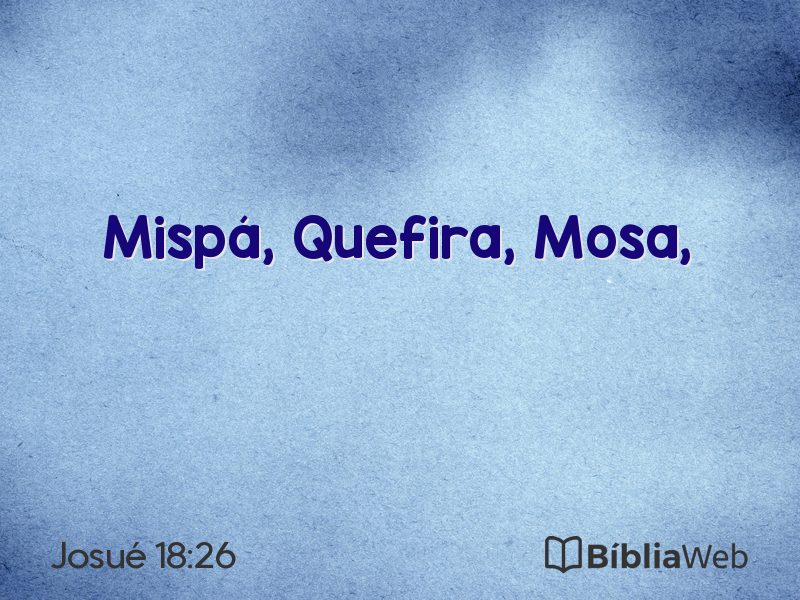 Josué 18:26 em imagem para compartilhar